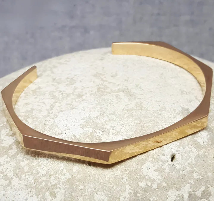 Hexa Steel Heavyweight Men's Handcuff Bracelet – New Design for Boys & Men